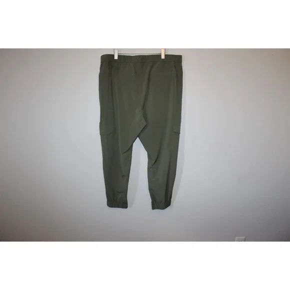Banana Republic Tie Waist Cargo Jogger Pants Green Women's Size XXL H14705 - Picture 8 of 15